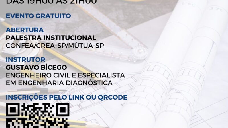 PALESTRA ON LINE! PERICIAS DE ENGENHARIA NA CONSTRUÇAO CIVIL