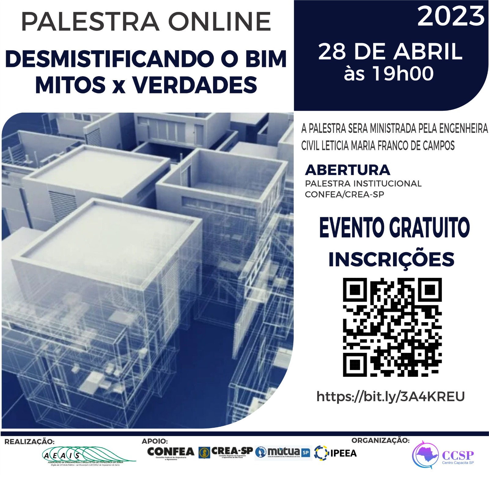 Palestra on line *DESMISTIFICANDO O BIM: MITOS x VERDADES*- O porquê do BIM